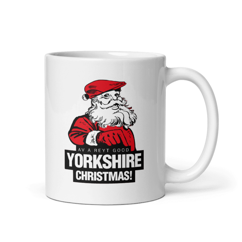 Av A Reet Good Yorkshire Christmas Santa Mug