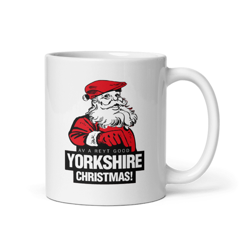 Av A Reet Good Yorkshire Christmas Santa Mug