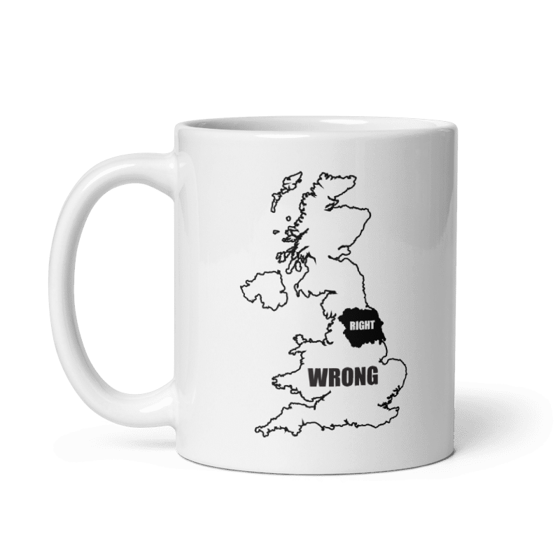 Yorkshire Rightwrong Mug Yorkshire T Shirts