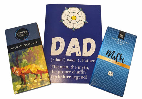 Yorkshire Fathers Day Card & Chocolate