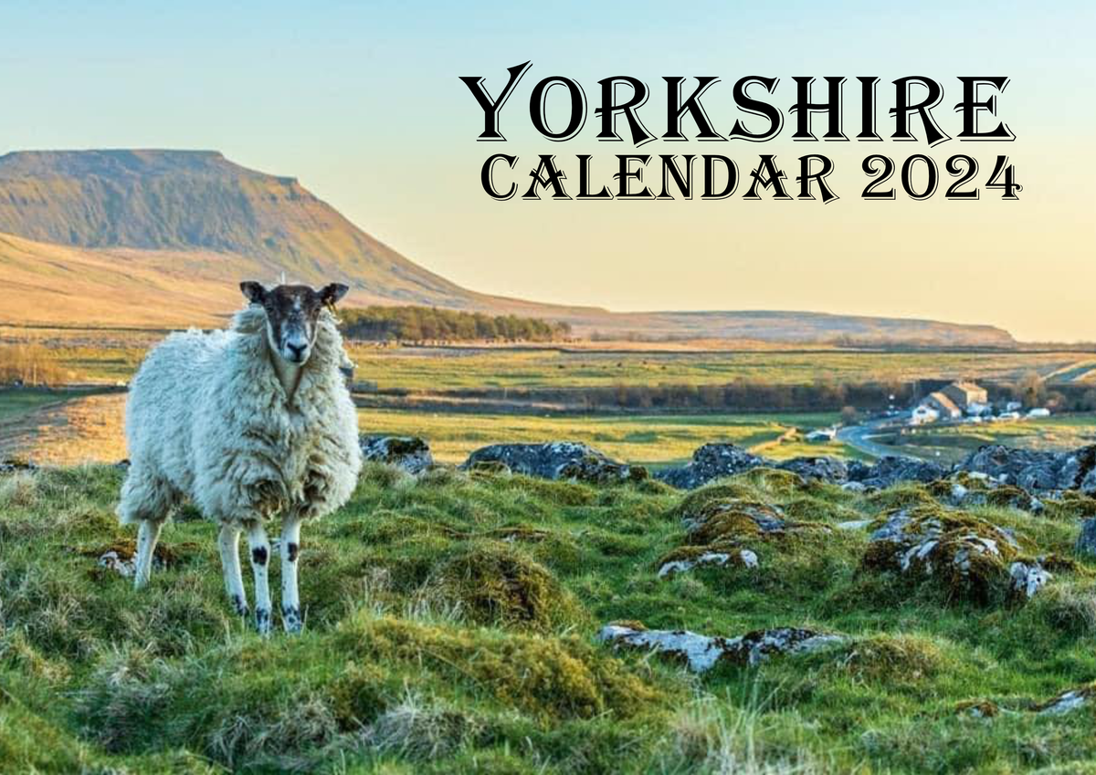 Yorkshire Calendar 2024 Yorkshire TShirts