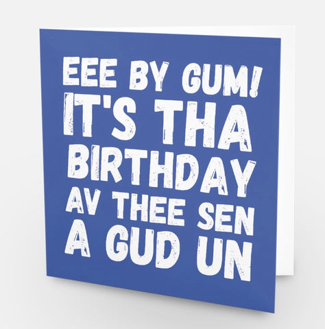 Yorkshire Birthday Card