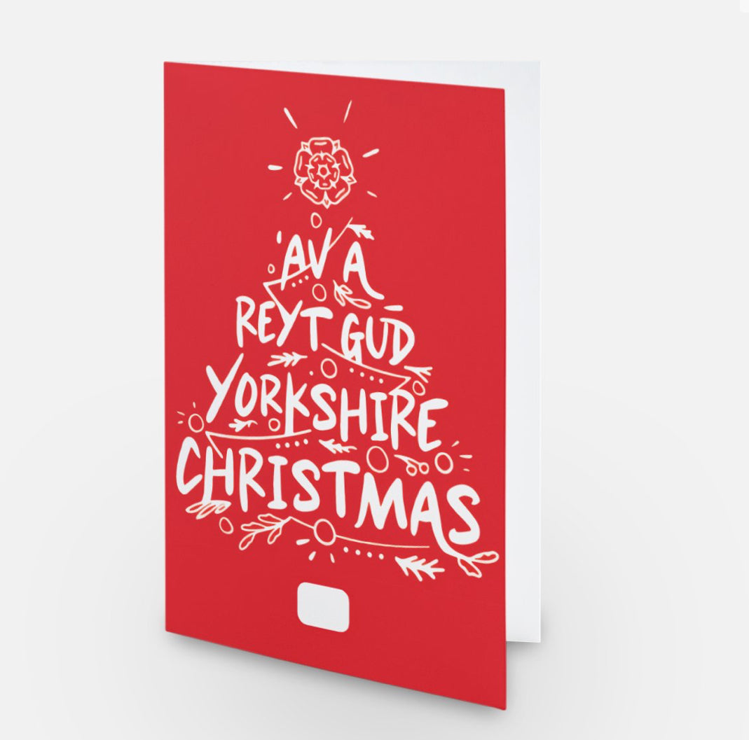 Yorkshire Christmas Card Yorkshire TShirts