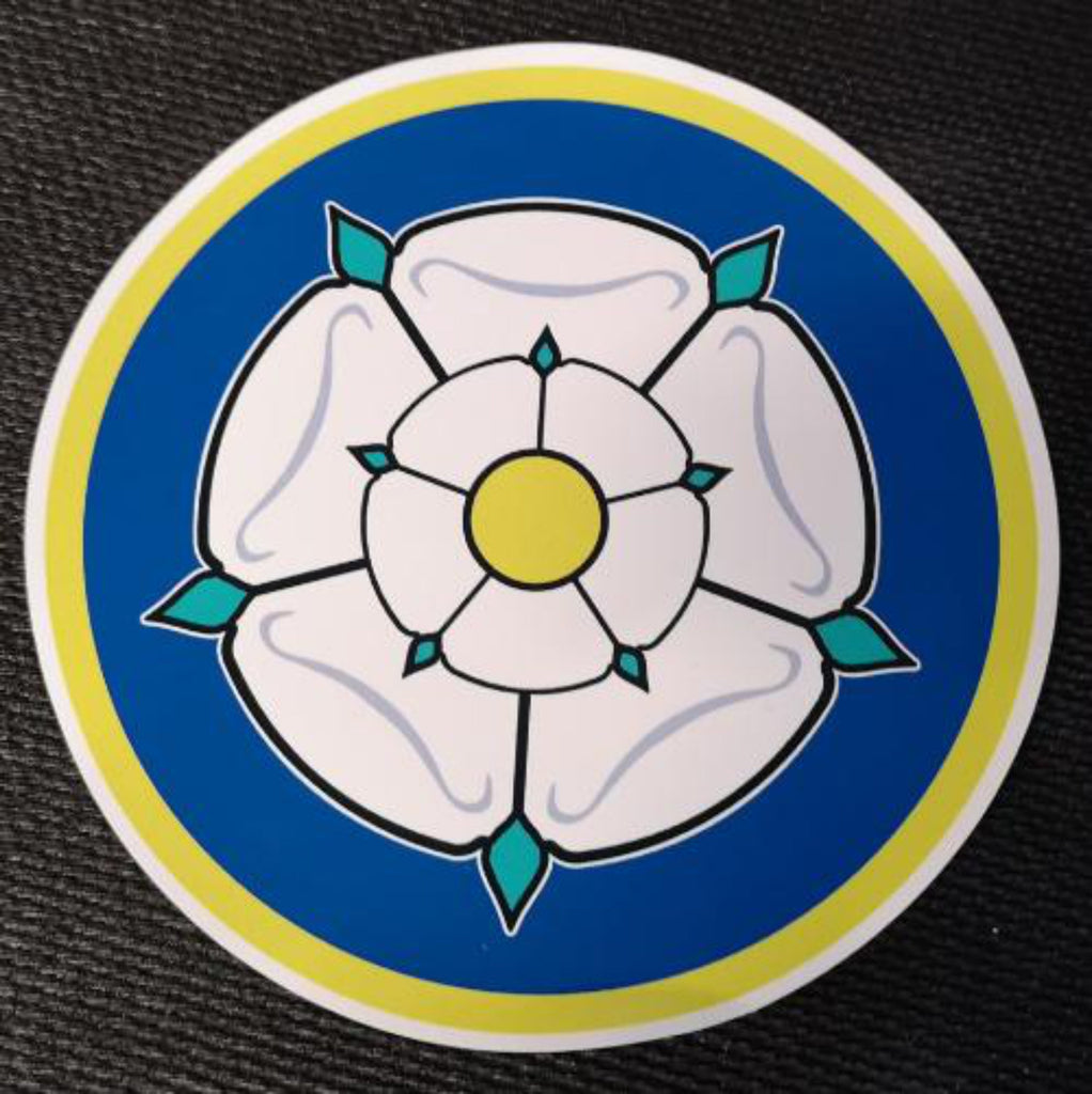 Yorkshire Rose Car Sticker