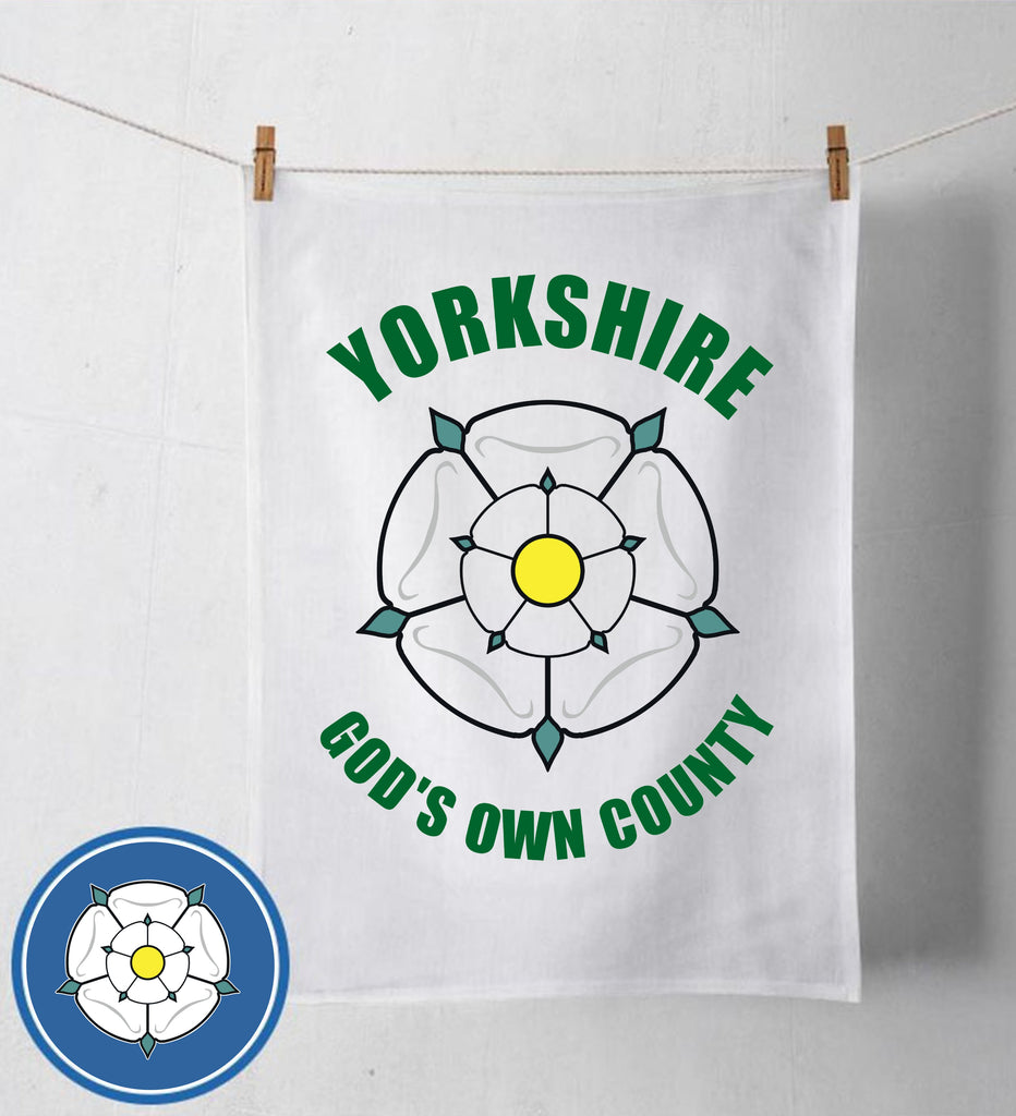 God's Own County Tea Towel
