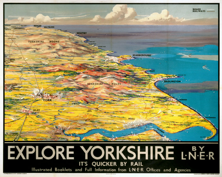 Explore Yorkshire Poster – Yorkshire T-Shirts