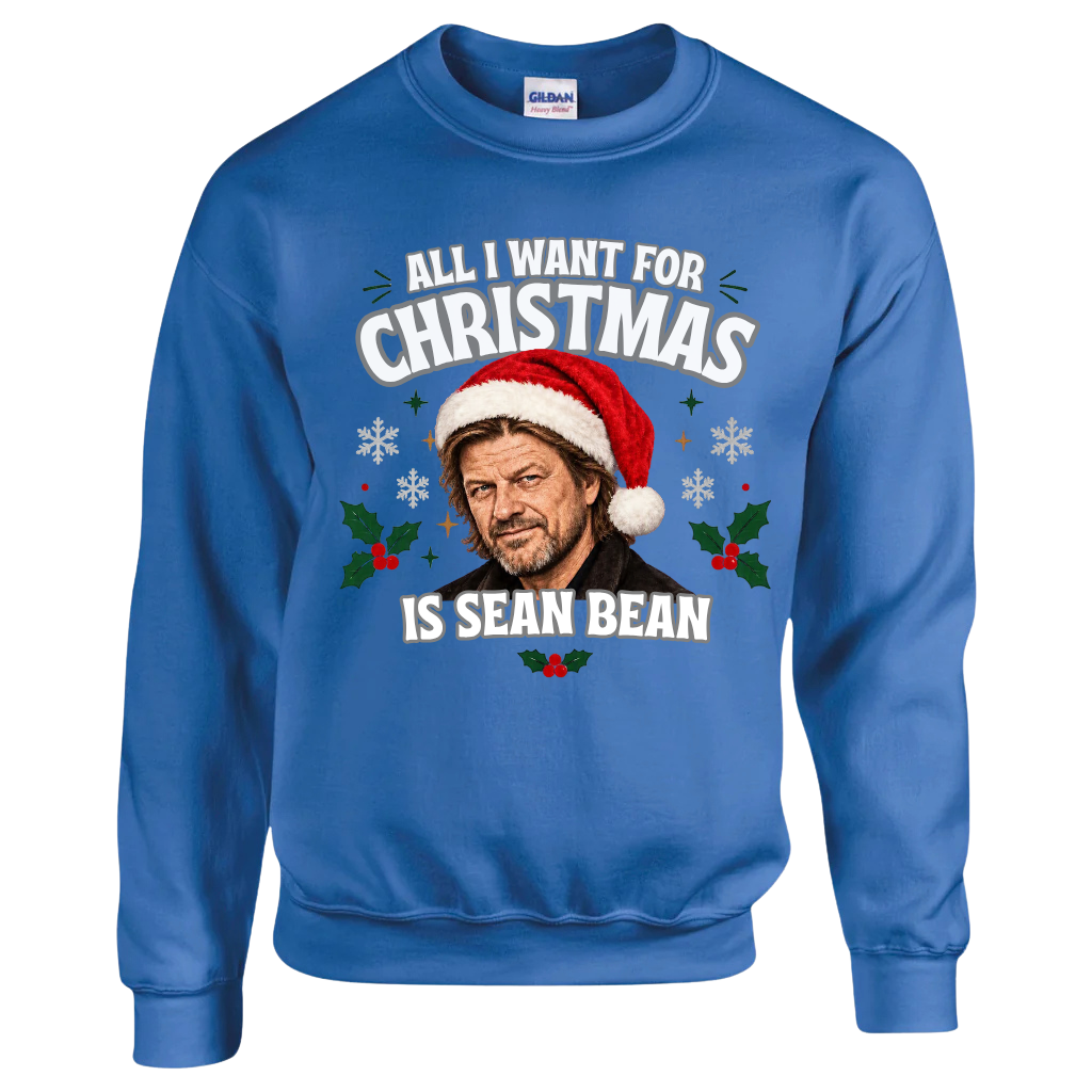Christmas Jumper - All I want ... Sean Bean