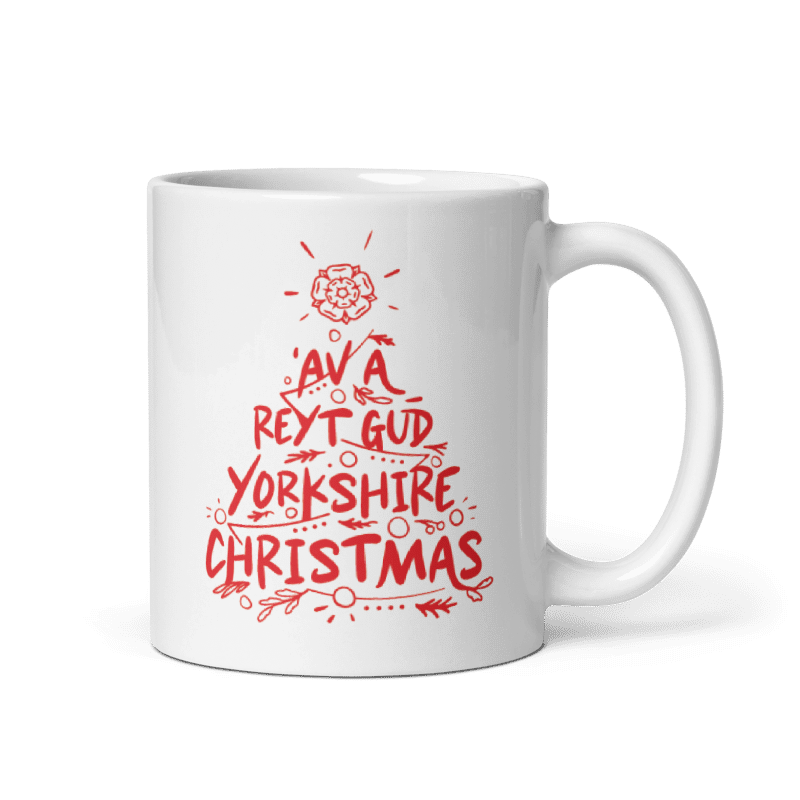 Av A Reyt Gud Yorkshire Christmas Mug