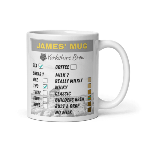 Personalised Yorkshire Brew Mug