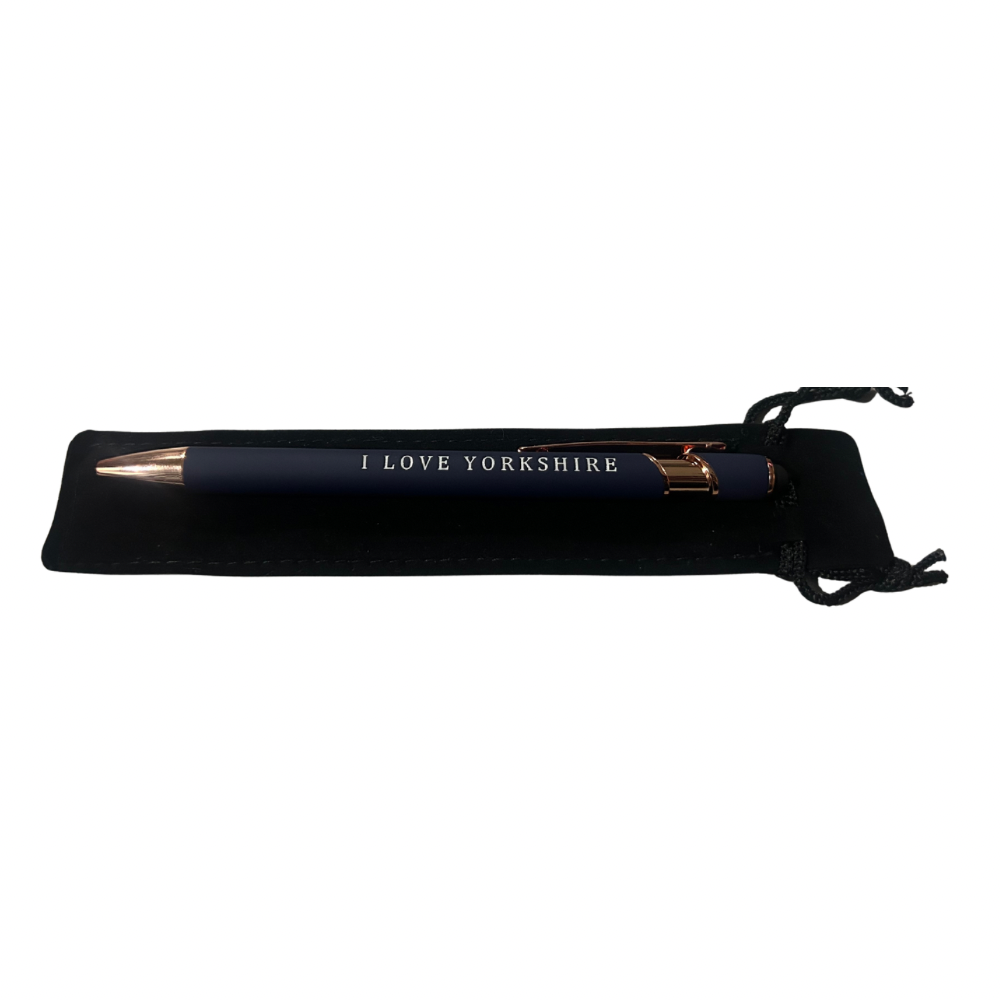 I Love Yorkshire Pen with bag