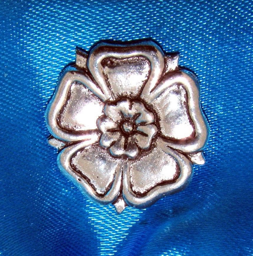 Yorkshire Rose Pewter Pin Badge