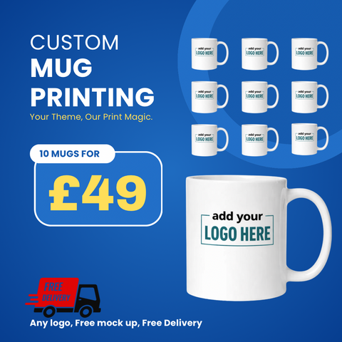 Your Logo Mugs x 10
