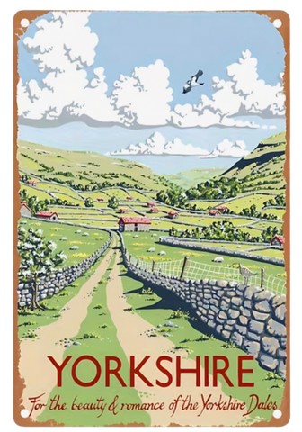 Yorkshire Dales Metal Sign