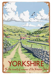 Yorkshire Dales Metal Sign