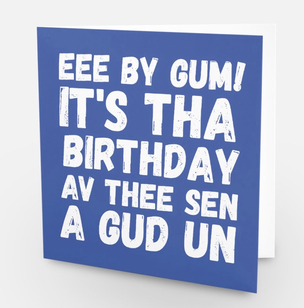 Yorkshire Birthday Card