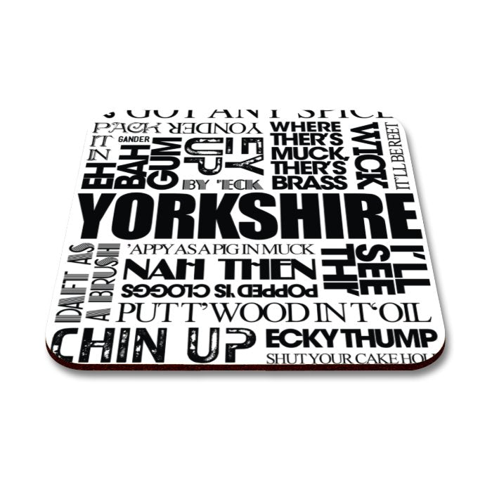 Yorkshire Sayings Coaster