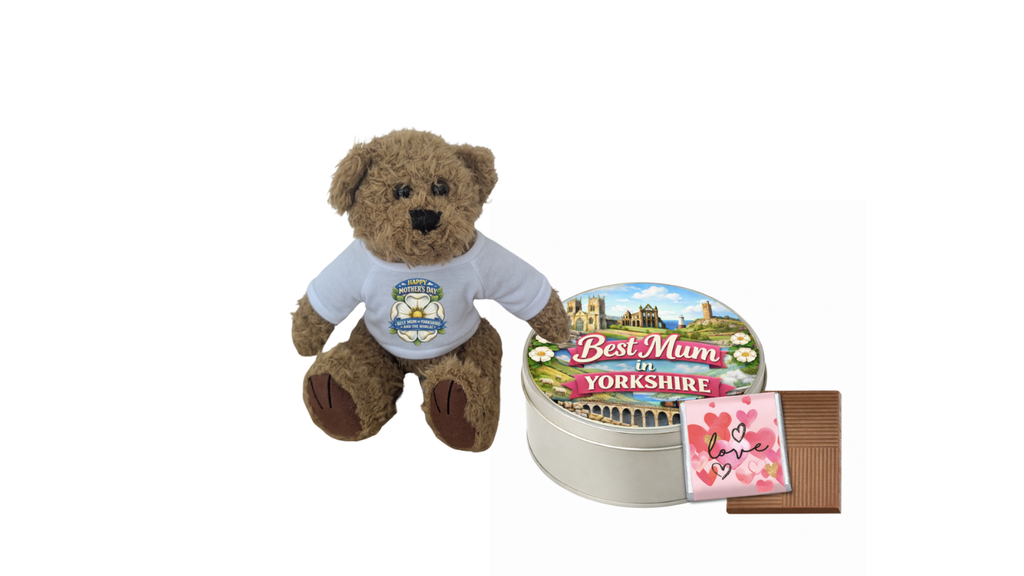 Yorkshire Mother's Day Teddy & Chocolates