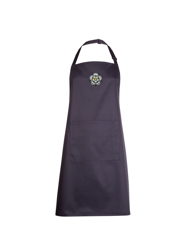 Yorkshire Rose Embroidered Apron