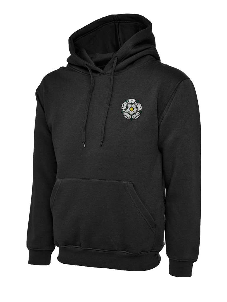 Yorkshire Rose Embroidered Hoodie