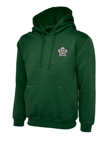 Yorkshire Rose Embroidered Hoodie