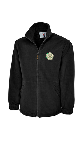 Yorkshire Rose Embroidered  Full Zip Micro Fleece Jacket