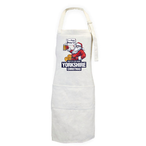 Here's To A Very Merry Yorkshire Christmas Apron