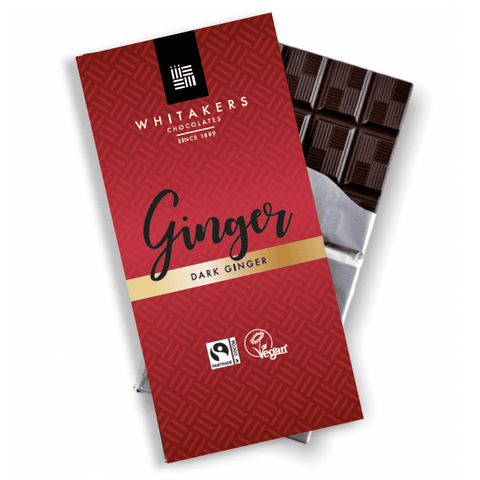 Whitakers Dark Ginger Chocolate