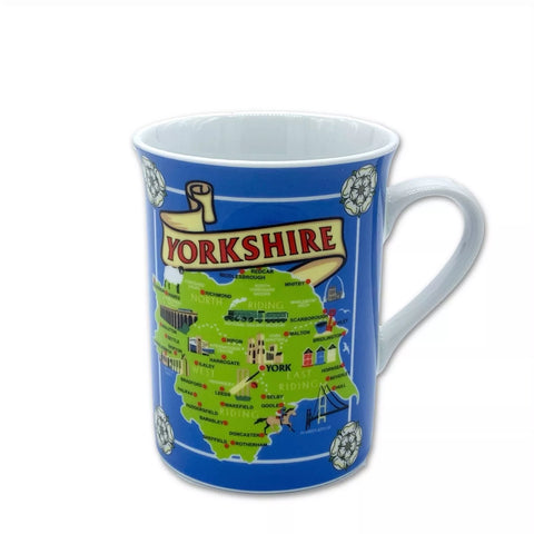 Yorkshire Map Mug