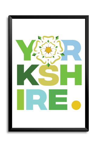 Yorkshire A3 Poster (Print Quality Issue)