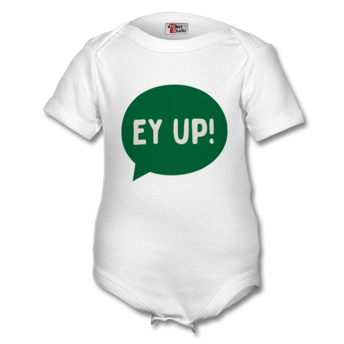 Ey Up Green Baby Grow