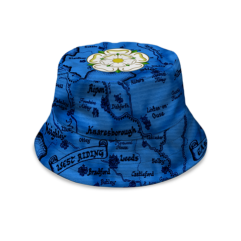 Yorkshire Map Bucket Hat – Yorkshire T-Shirts