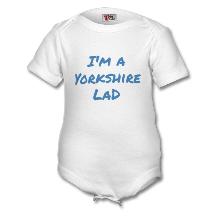 I'm A Yorkshire Lad Baby Grow